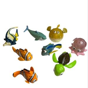 McDonald’s 2003 Finding Nemo Happy Meal Toys Complete Set of 8 NEW Sealed
